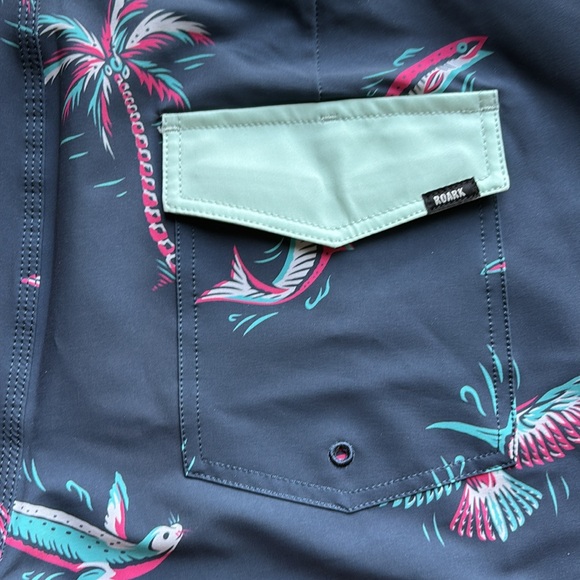 Men’s Roark Passage Mariner Navy Boardshorts Size 32 NWT - Picture 5 of 13